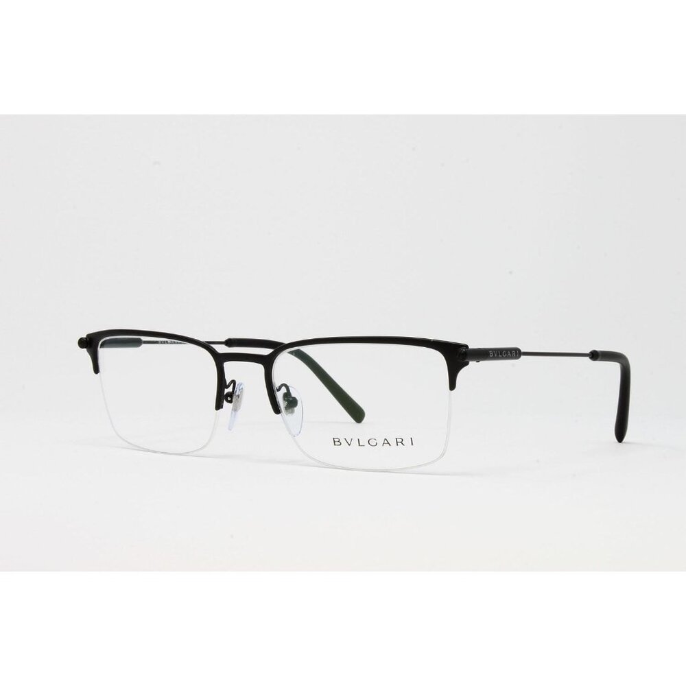 Bvlgari Men's Eyeglasses Optical BV1096 128 Matte Black 55mm NEW